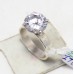 Ring Band Silver Sterling Zircon American Diamond 925 Women Jewelry E195
